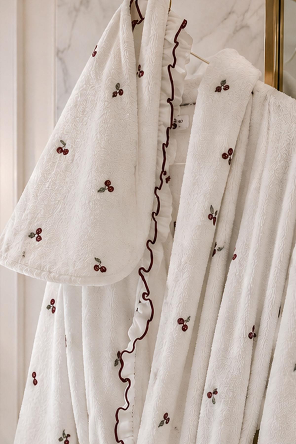 Женский банный халат Cherry Cotton
