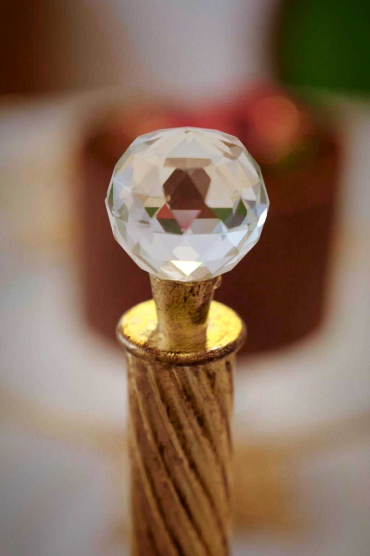 Держатель для бумажных полотенец Crystal с деталями из золотой фольги — Nazik Home — Ценность для моего дома!
