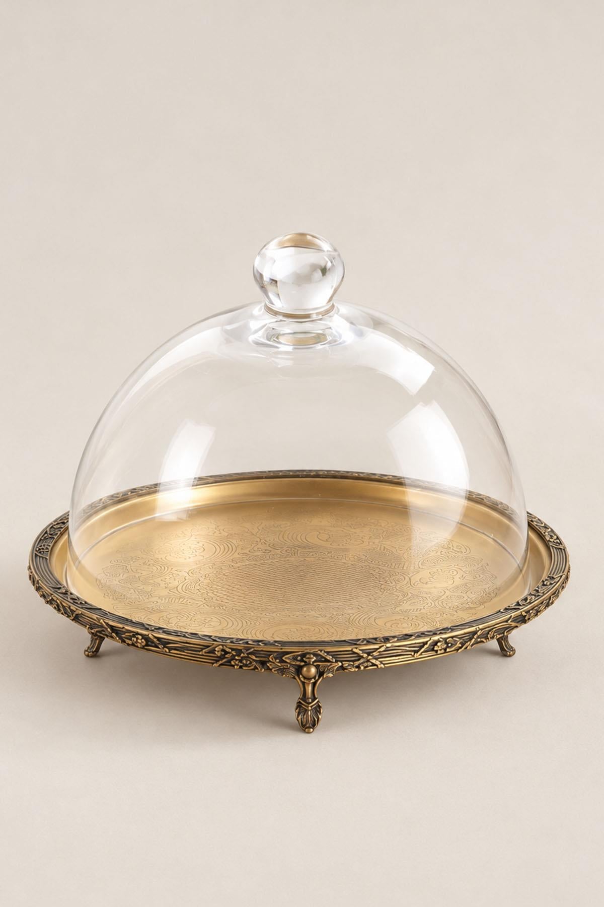 Поднос-банка с крышкой Kessa Antique Detail (30 см)