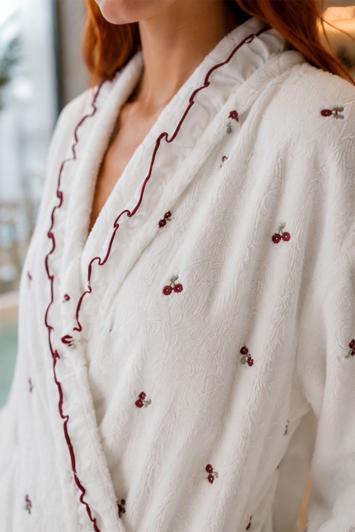 Женский банный халат Cherry Cotton