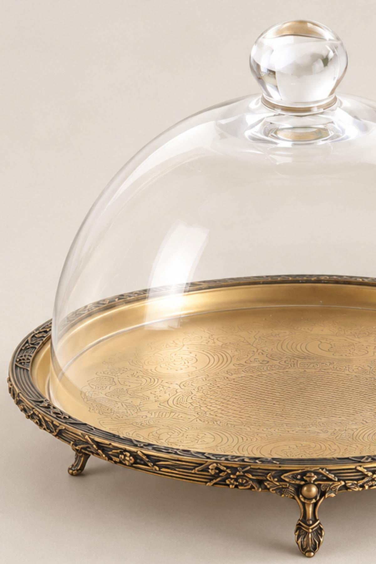 Поднос-банка с крышкой Kessa Antique Detail (30 см)