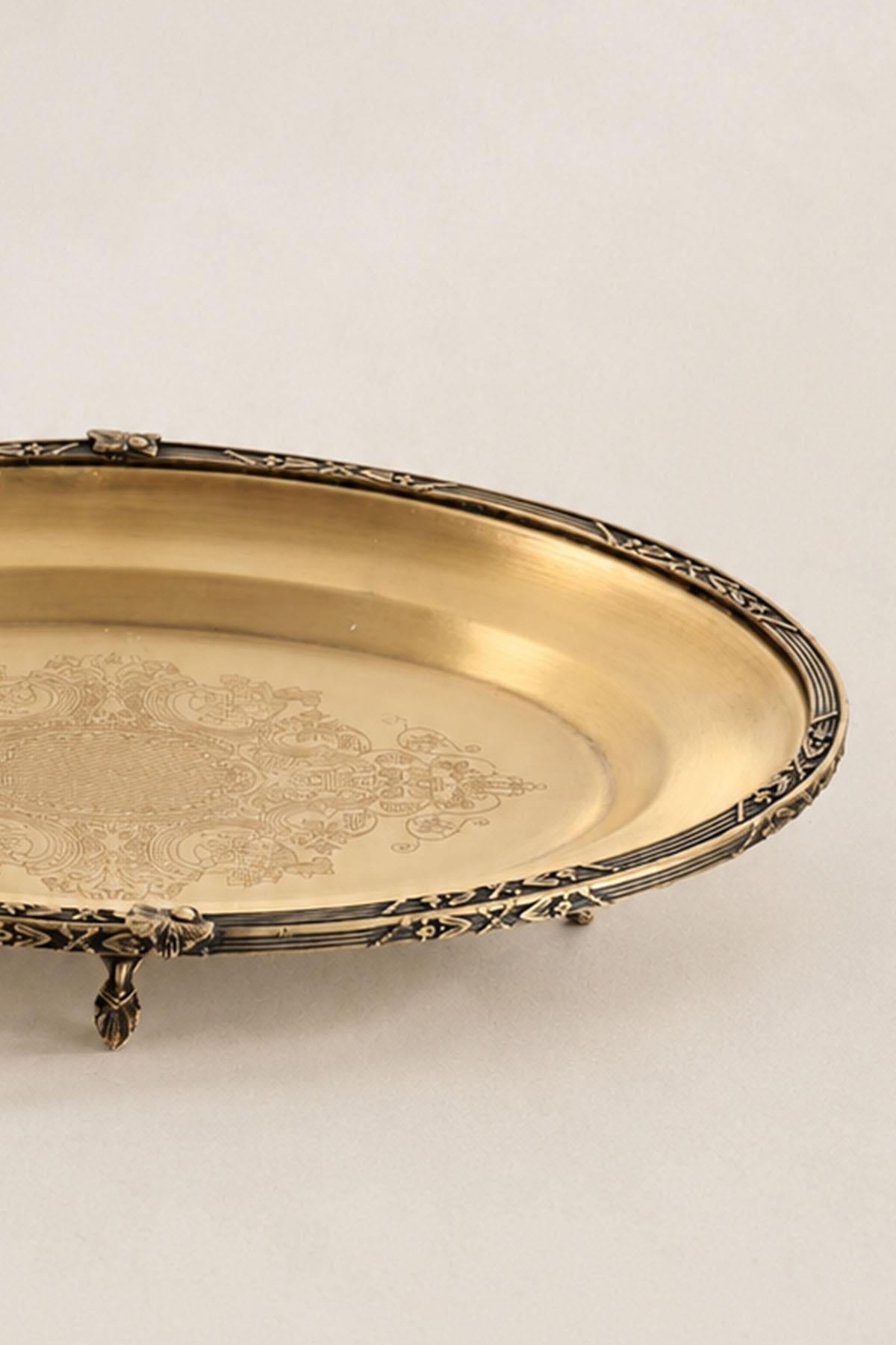 Овальный сервировочный поднос Kessa Antique Detail (38 см)