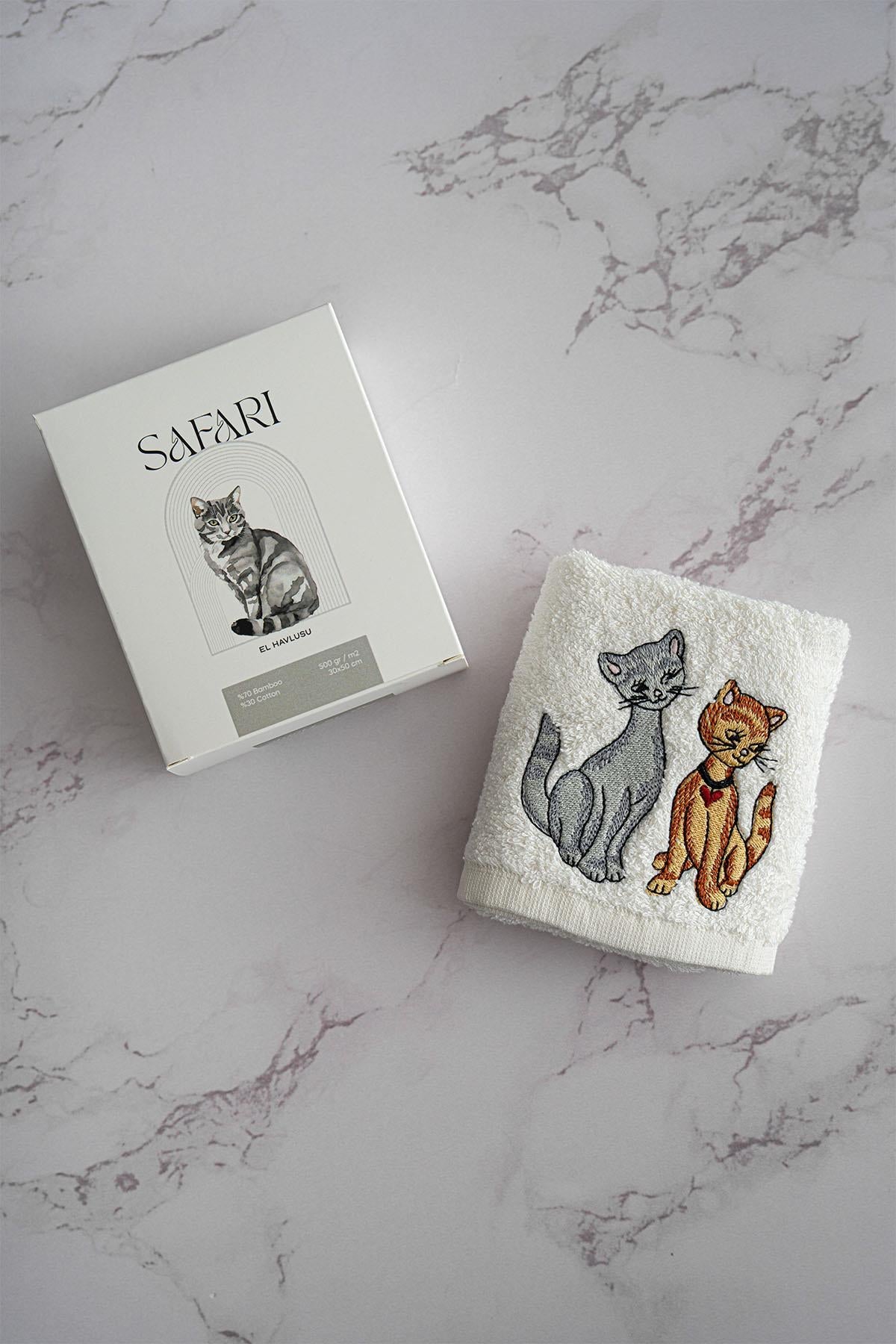 Полотенце для рук Safari с вышивкой животных (30 x 50 см)