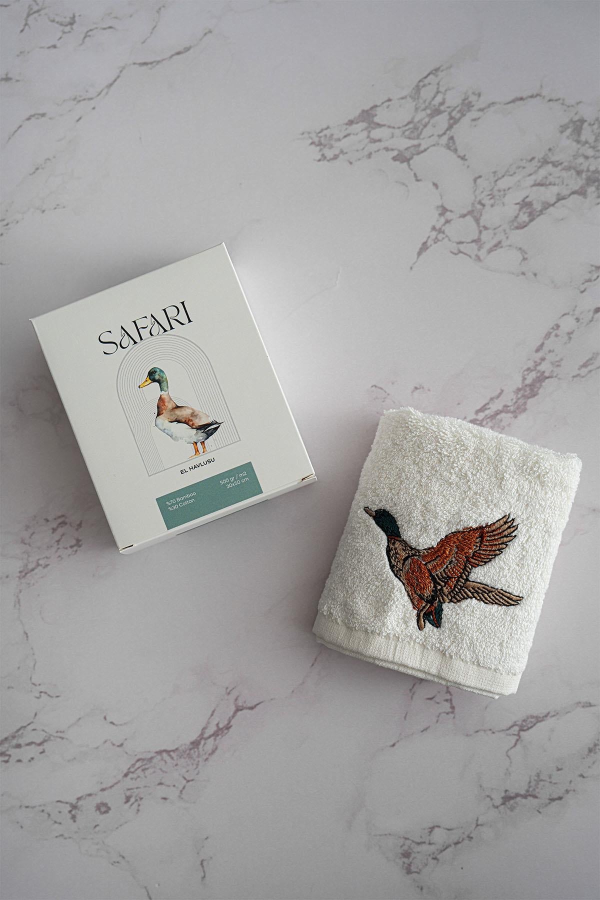 Полотенце для рук Safari с вышивкой животных (30 x 50 см)
